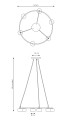 Lampa wisząca nowoczesna STARLIT 6 WHITE