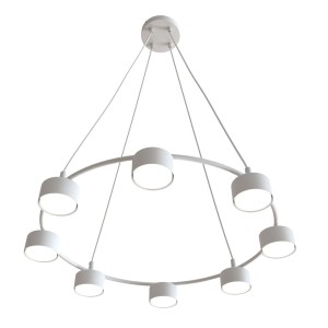 Lampa wisząca nowoczesna STARLIT 8 WHITE