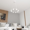 Lampa wisząca nowoczesna STARLIT 8 WHITE