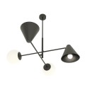 Lampa sufitowa nowoczesna HERMES 4 BLACK