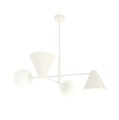 Lampa sufitowa nowoczesna HERMES 4 WHITE