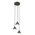 Lampa wisząca nowoczesna ELIT 3 PREMIUM BLACK