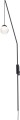 Kinkiet 1-punktowy LED ZOOM 3W czarny