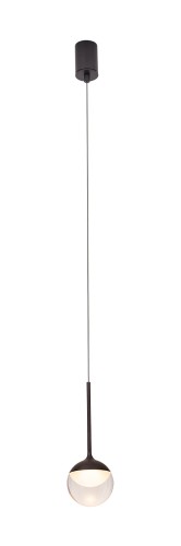 Lampa wisząca 1-punktowa LED ZOOM 6W czarny