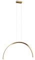 Lampa wisząca LED MAXLIGHT P0521 TRIO ARC I BRUSCHED GOLD
