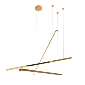 Lampa wisząca ściemnialna MAXLIGHT P0426D TRIO 3 ZŁOTA