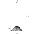 Lampa wisząca BOHO MAXLIGHT P0577 AMALFI I NATURAL