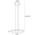 Lampa wisząca LED MAXLIGHT P0556 VIK 50CM