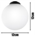 Plafon szklane kule MILO BLACK #1033