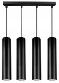 Lampa wisząca 4-punktowa TUBA BLACK #1030