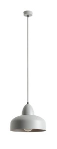 Lampa wisząca 1-punktowa nowoczesna COMO GREY szary
