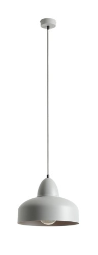 Lampa wisząca 1-punktowa nowoczesna COMO GREY szary