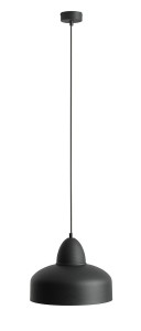 Lampa wisząca 1-punktowa nowoczesna COMO BLACK czarny