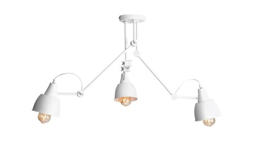Lampa sufitowa 3-punktowa z ruchomymi ramionami AIDA 3 WHITE biały