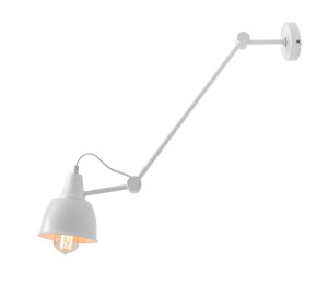 Lampa sufitowa 1-punktowa z ruchomym ramieniem AIDA WHITE biały