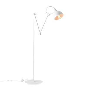Lampa stojąca z ruchomym ramieniem AIDA WHITE biały