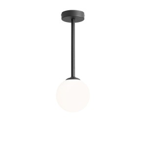 Lampa sufitowa wisząca 1-punktowa PINNE SHORT BLACK czarny
