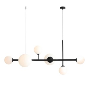 Lampa wisząca 6-punktowa DIONE 6 BLACK czarny