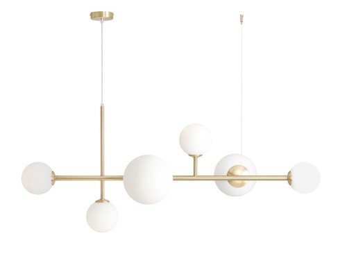 Lampa wisząca 6-punktowa DIONE 6 BRASS mosiądz