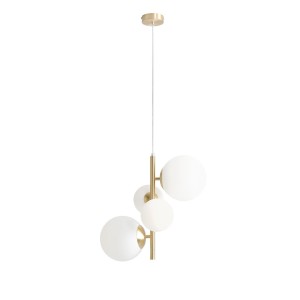 Lampa wisząca 4-punktowa BLOOM 4 BRASS mosiądz