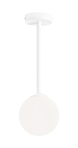 Lampa sufitowa wisząca 1-punktowa PINNE SHORT WHITE biały