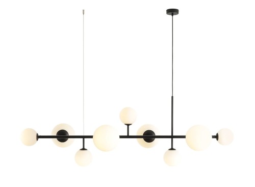Lampa wisząca 9-punktowa DIONE 9 BLACK czarny