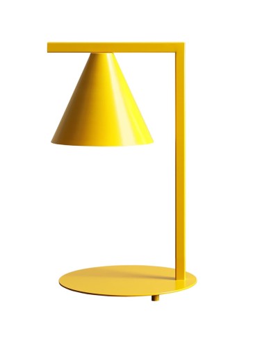 Lampa biurkowa nowoczesna FORM MUSTARD żółty musztardowy