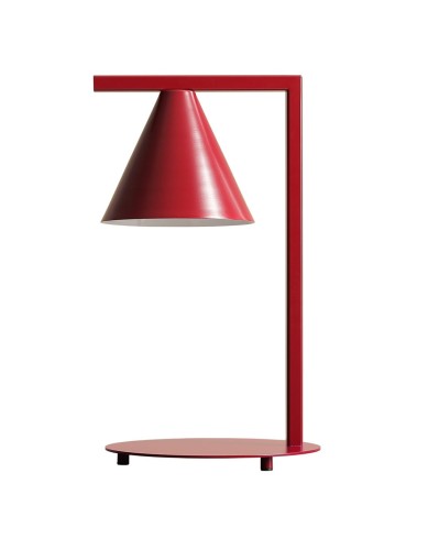 Lampa biurkowa nowoczesna FORM RED WINE czerwony