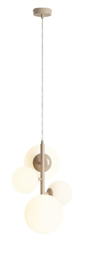 Lampa wisząca 4-punktowa BLOOM 4 BEIGE beżowy