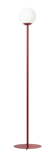 Lampa stojąca nowoczesna PINNE RED WINE czerwony