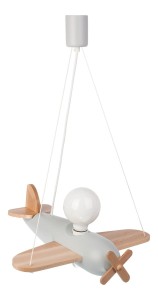 Lampa wisząca dziecięca CLIPPER White104.23.40 Hellux