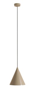 Lampa wisząca 1-punktowa nowoczesna FORM BEIGE beżowy