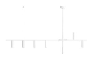 Lampa wisząca 7-punktowa TREVO 7 ALL WHITE biały