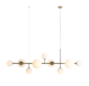Lampa wisząca 9-punktowa DIONE 9 GOLD złoty