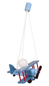 Lampa wisząca dziecięca Samolot 104.10.27 Hellux