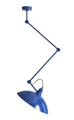 Lampa sufitowa z ruchomym ramieniem MELOS COBALT niebieski