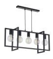EDEN 5 lampa wisząca czarny