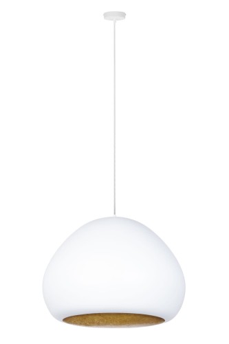 Lampa wisząca Lava biały/złoty