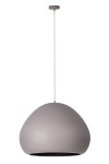 Lampa wisząca Lava taupe/czarny