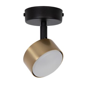 NEMO 1 S plafon czarny/złoty szczotkowany