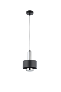 Lampa wisząca RIF LUX 1 S czarny/srebrny