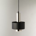 Lampa wisząca RIF LUX 1 S czarny/srebrny