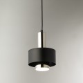 Lampa wisząca RIF LUX 1 S czarny/srebrny