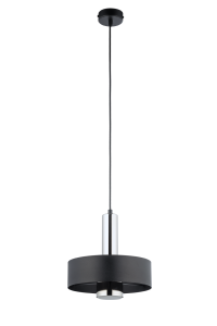 Lampa wisząca RIF LUX 1 M czarny/srebrny