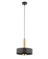 Lampa wisząca RIF LUX 1 M czarny/złoty