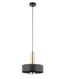 Lampa wisząca RIF LUX 1 M czarny/złoty