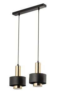 Lampa wisząca RIF LUX 2 czarny/złoty