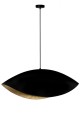 Lampa wisząca nowoczesna SONA czarny/złoty