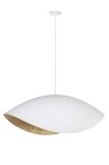 Lampa wisząca nowoczesna SONA biały/złoty