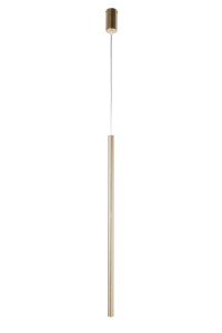 Lampa wisząca SOPEL PREMIUM 1 długi złoty szczotkowany